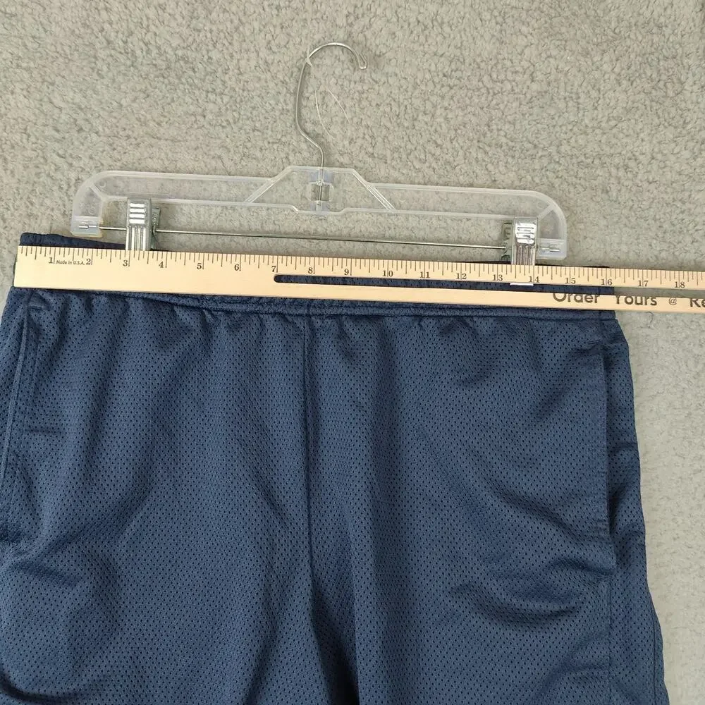 Nike Shorts Mens Medium Blue Swoosh Basketball Athletic Workout Swimming Trunks